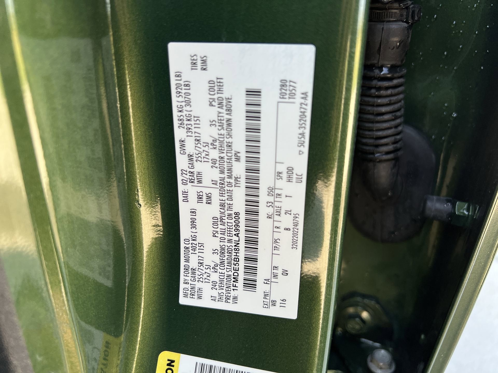 2022 Ford Bronco Big Bend