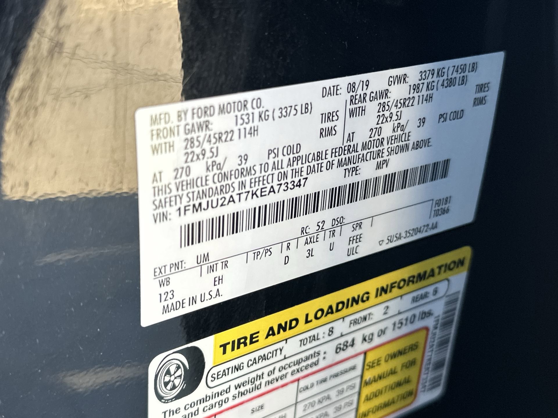 2019 Ford Expedition Limited