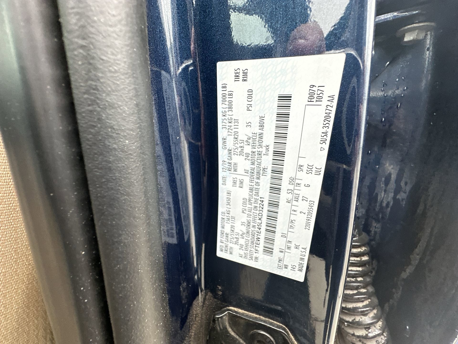 2020 Ford F-150 LARIAT