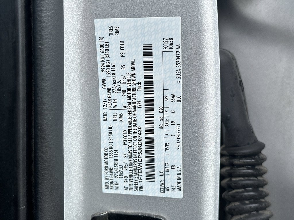 2018 Ford F-150 XLT 302A Sport