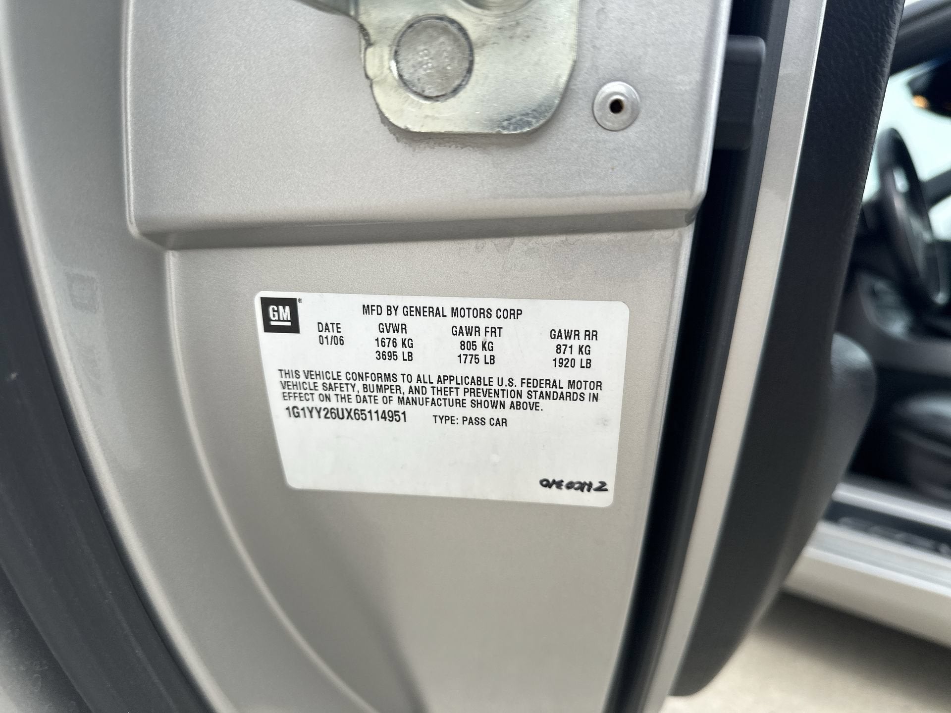 2006 Chevrolet Corvette 2DR CPE