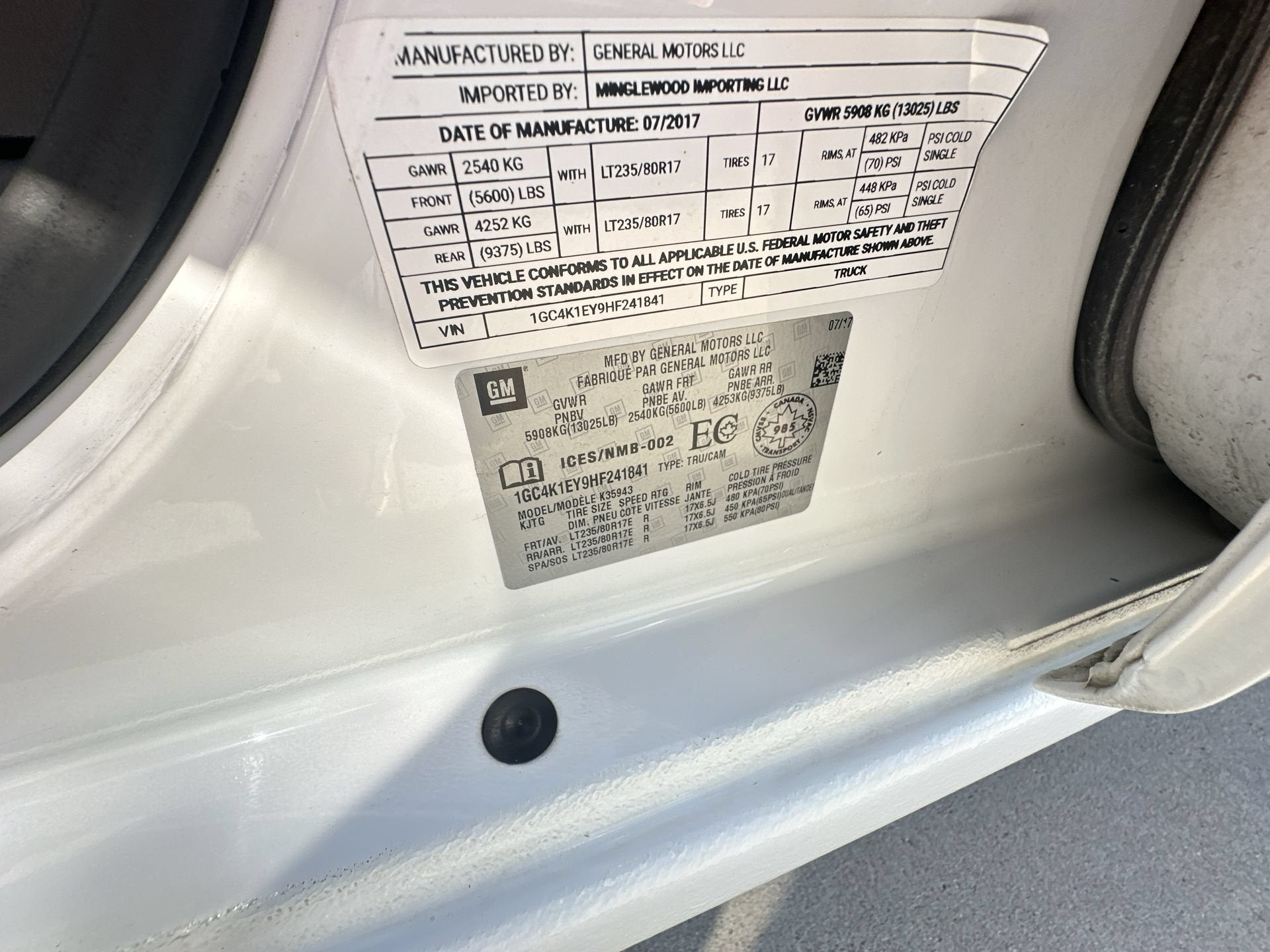2017 Chevrolet Silverado 3500HD High Country