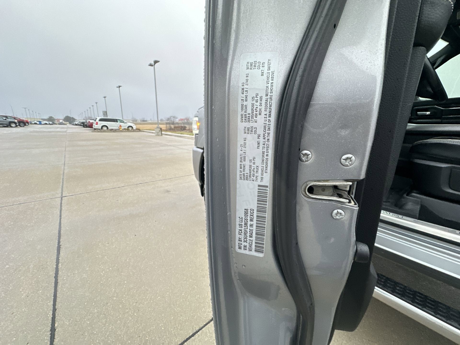 2021 RAM 2500 Laramie