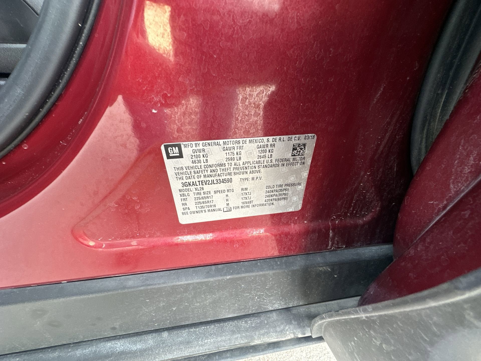 2018 GMC Terrain SLE