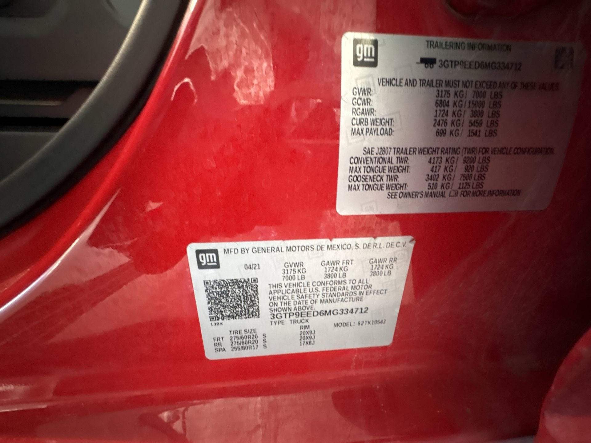 2021 GMC Sierra 1500 AT4