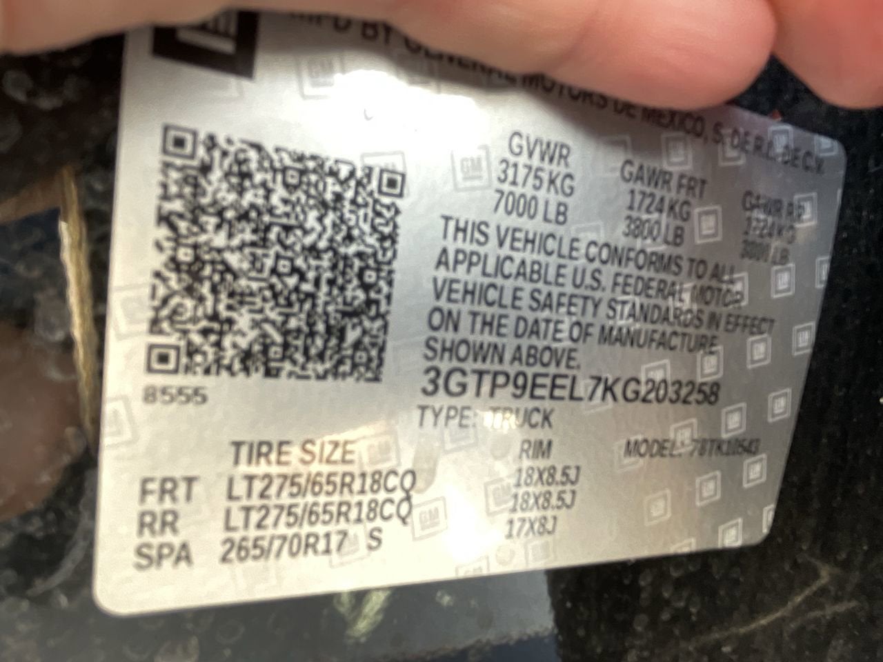 2019 GMC Sierra 1500 AT4