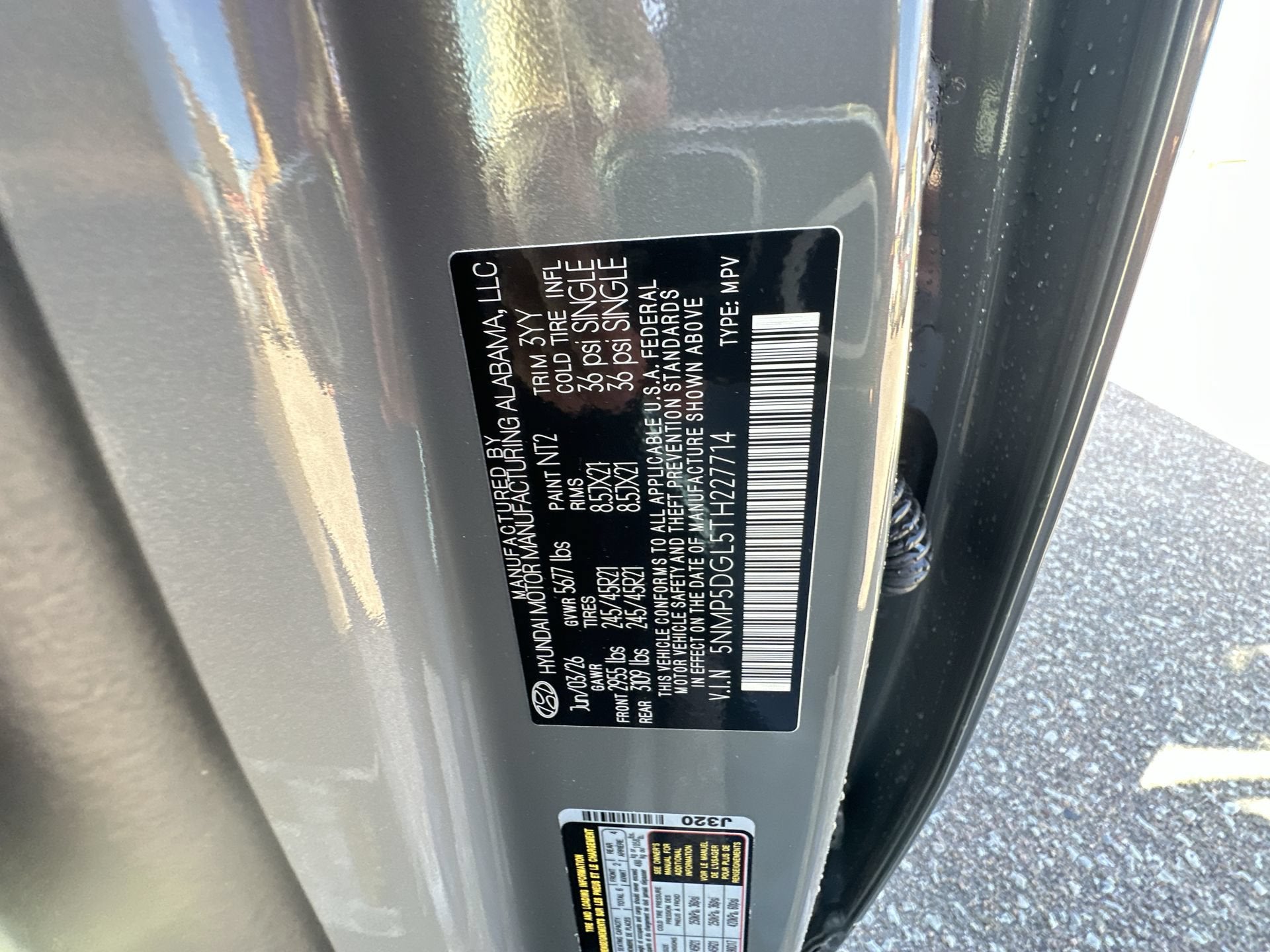 2026 Hyundai SANTA FE Calligraphy AWD