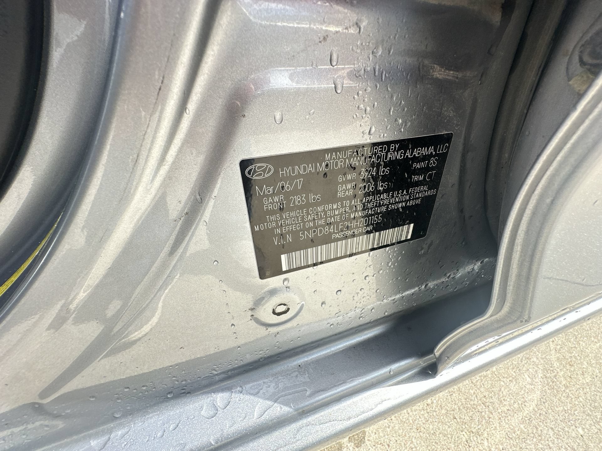 2017 Hyundai ELANTRA Value Edition