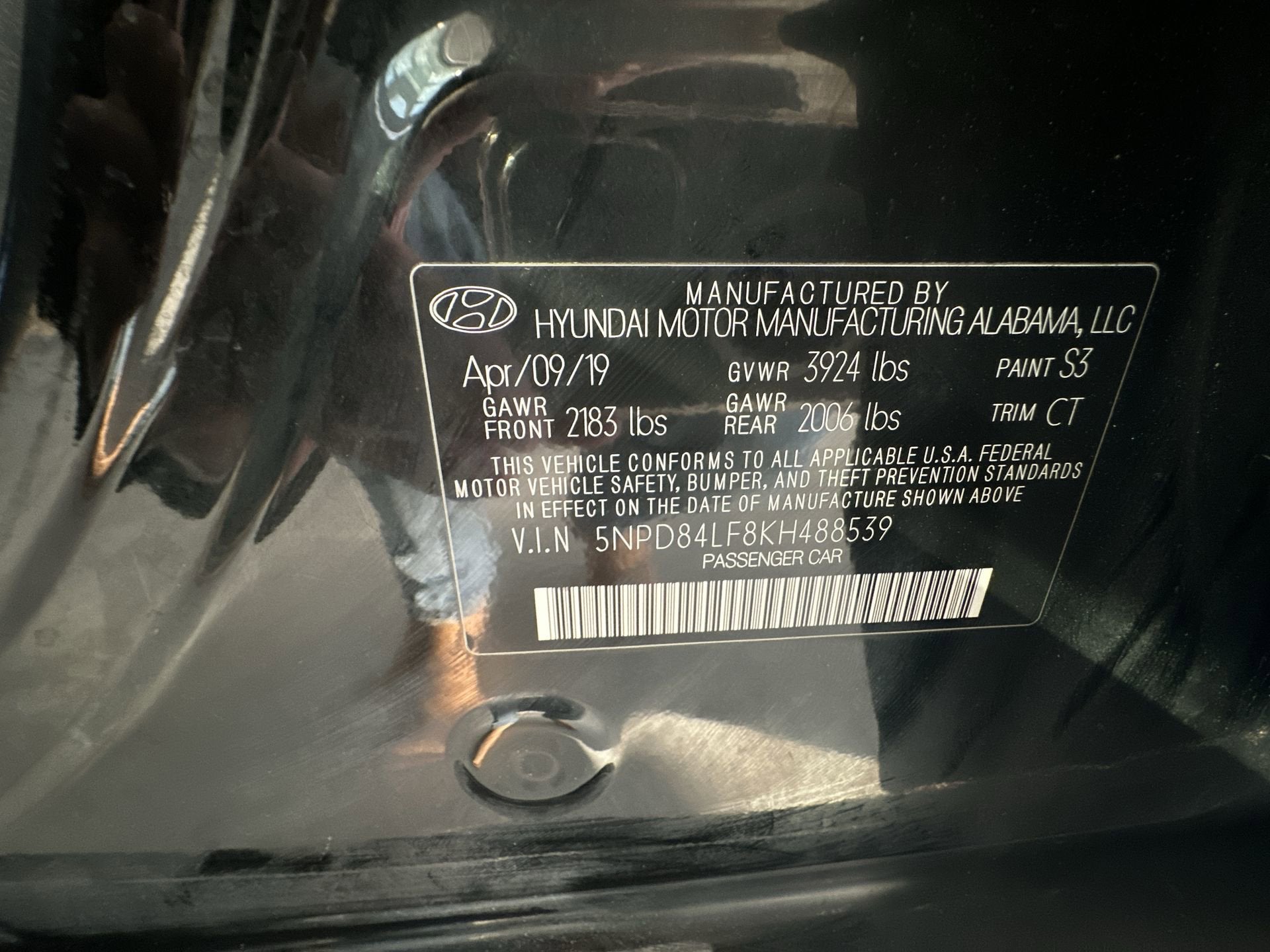 2019 Hyundai ELANTRA Value Edition