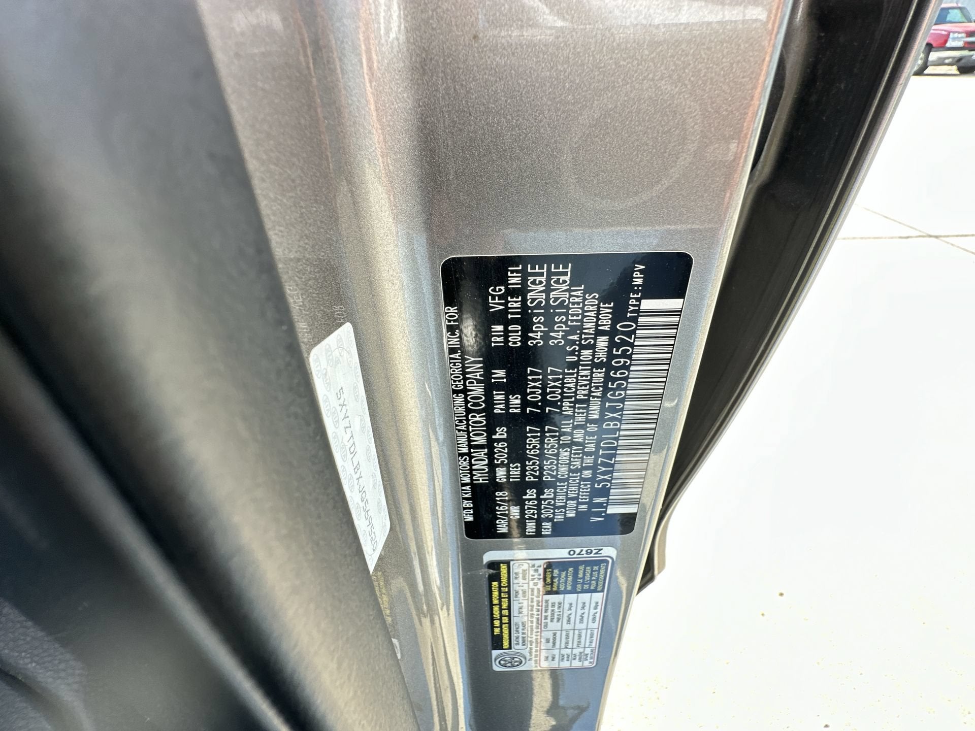 2018 Hyundai SANTA FE SPORT 2.4L