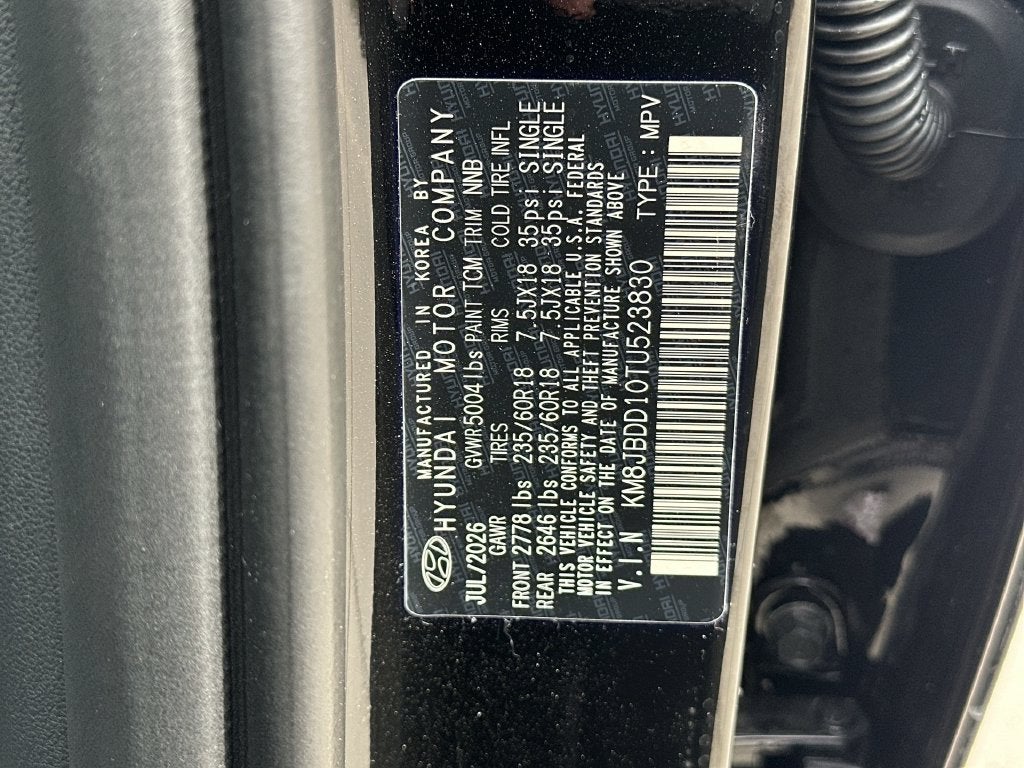 2026 Hyundai TUCSON HYBRID SEL AWD