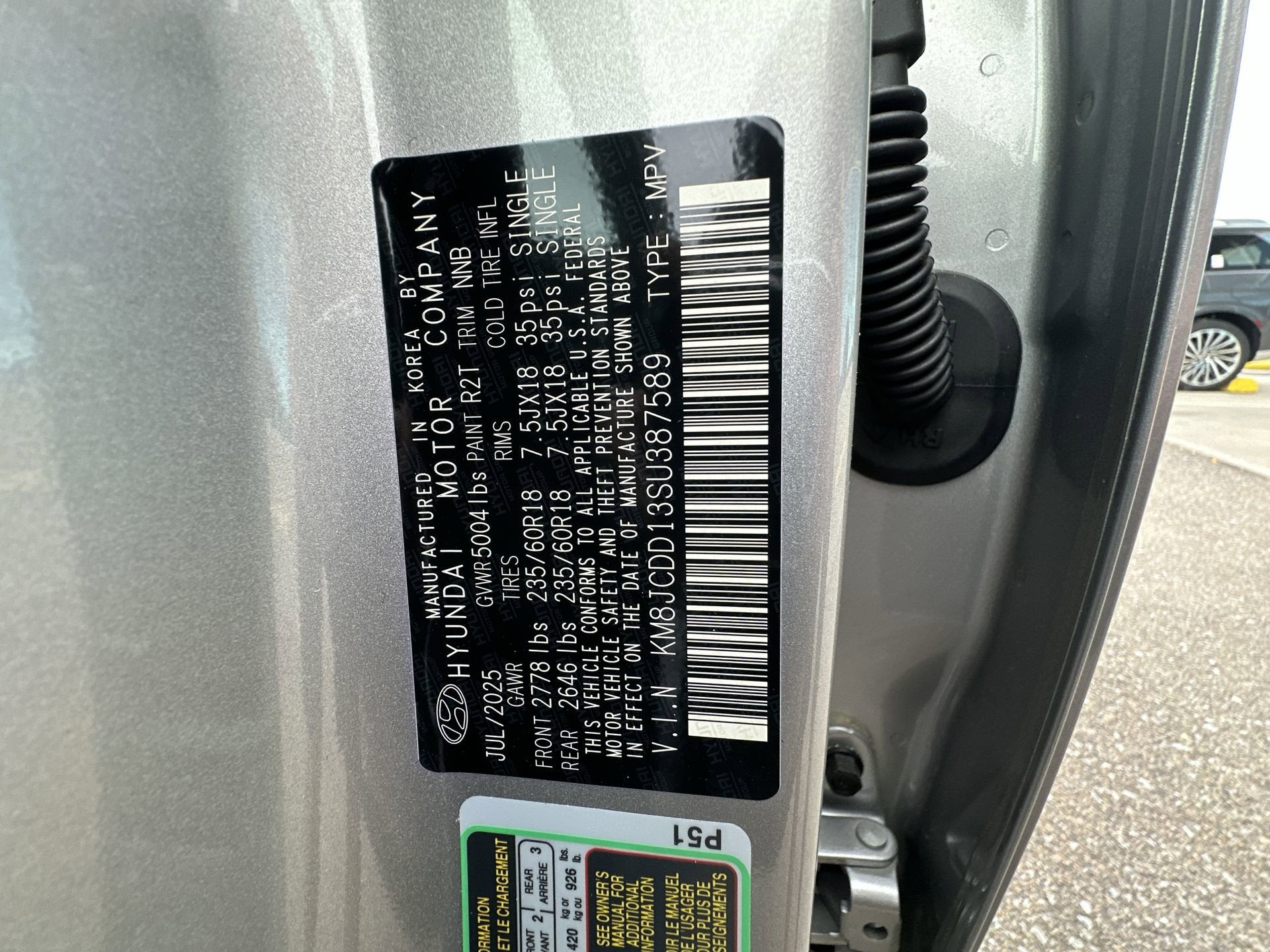 2025 Hyundai TUCSON HYBRID SEL Convenience