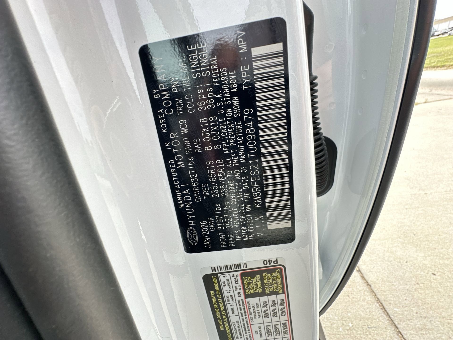 2026 Hyundai PALISADE SE
