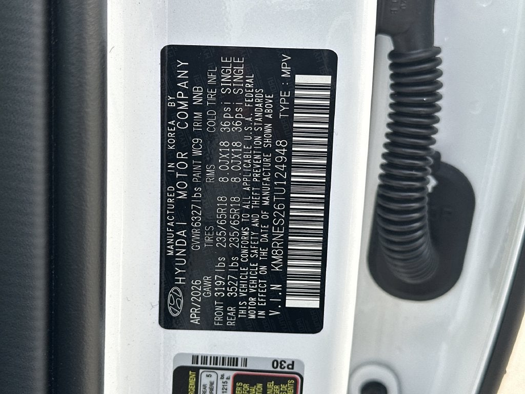 2026 Hyundai PALISADE SEL Premium 7 Passenger