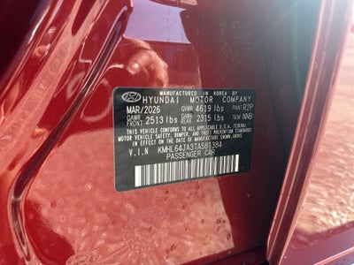 2026 Hyundai SONATA SEL Sport