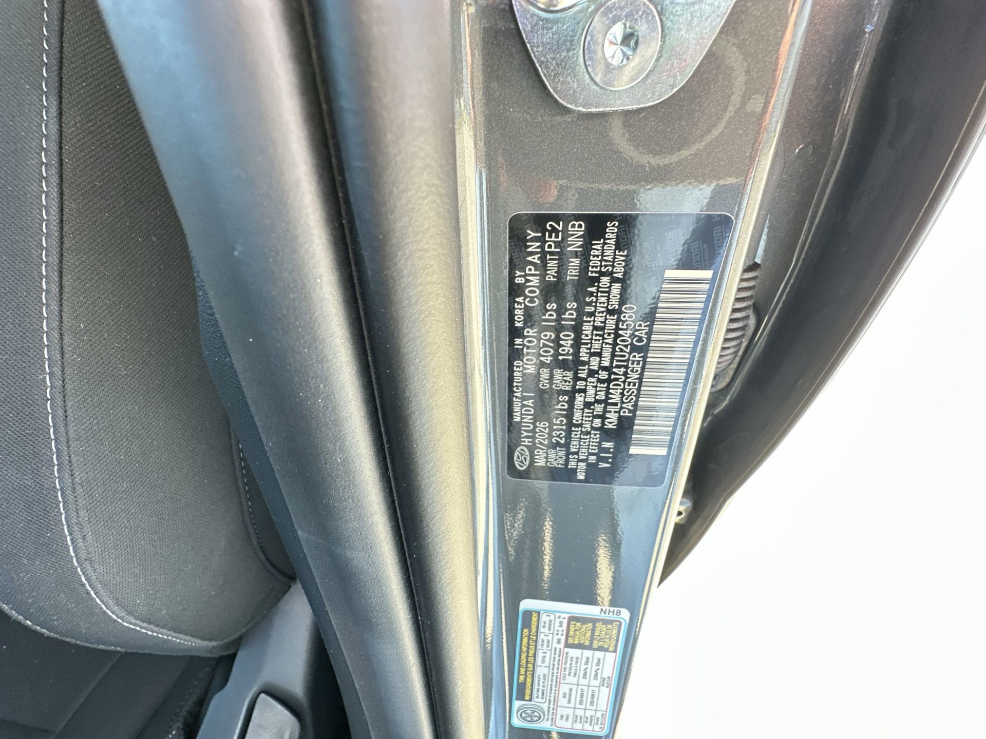 2026 Hyundai ELANTRA HYBRID SEL Sport